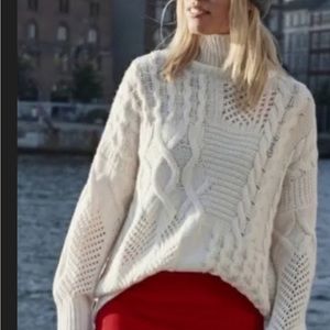 ATHLETA Bedford Wool Cashmere Turtleneck Sweater XS